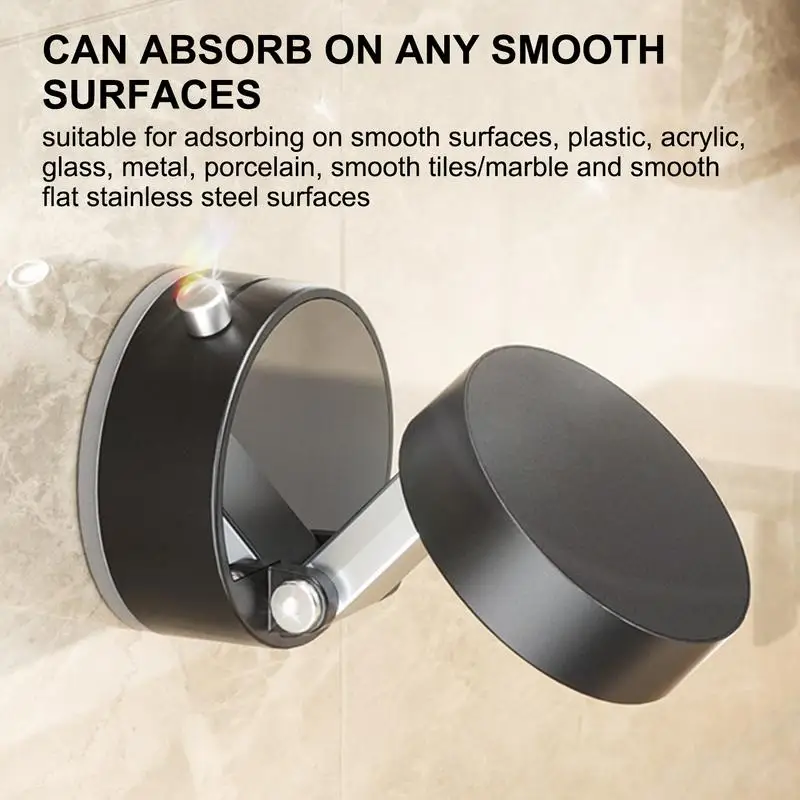 Double Sided Suction Cup Magnetic Phone Holder Car Mount Folding Storage Vacuum Suction Phone Holder For iphone HUAWEI Samsung