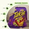 1PC Vibrant Takis Chili Pattern Soft Flannel Blanket Ultra Cozy Bed Sofa Travel Throw Blanket Perfect Birthday Gift 4
