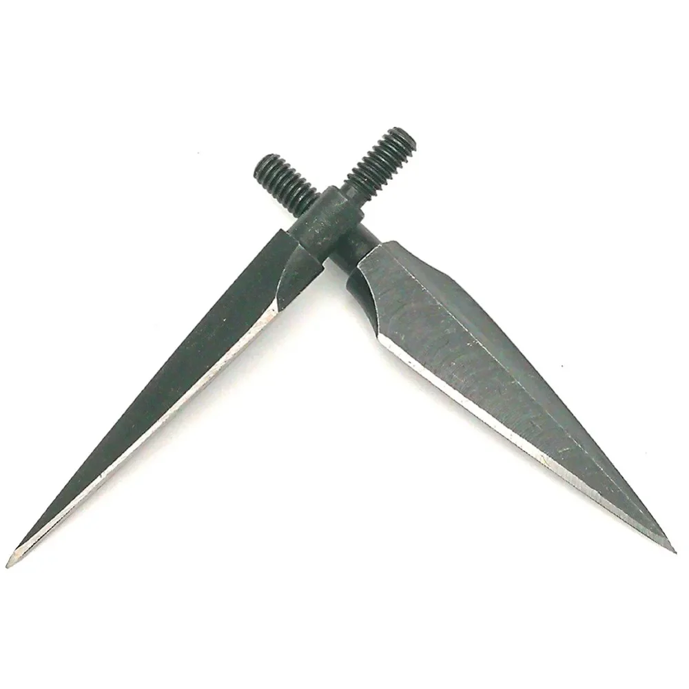 Archery Arrowhead 3/6/12pcs Carbon Steel Broadheads 125Grains Hunting Arrowhead Tips for Arrow Archery