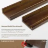 Wood Shelves Living Room Wall Floating Shelves Display Rack Closet&Bathroom Organizer Decoration Wall Shelf For Book /Plants 3