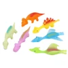 5/10pcs Mini Dinosaur Slingshot Toy Kids Children Creative Cartoon Animals Finger Games Stress Relief Shooting Playing Favors 3