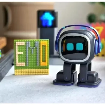Robot AI Intelligente EMO 2025 - Controllo Vocale, Riconoscimento Facciale e Domotica, Robot Educativo per Ufficio Smart