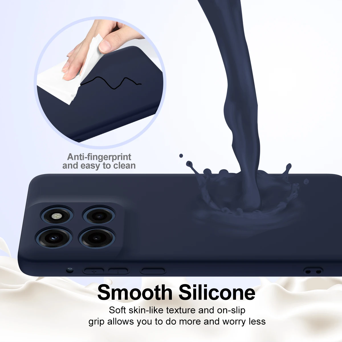 MagSafe Magnetic Liquid Silicone Soft Case with Wireless Charging Compatibility