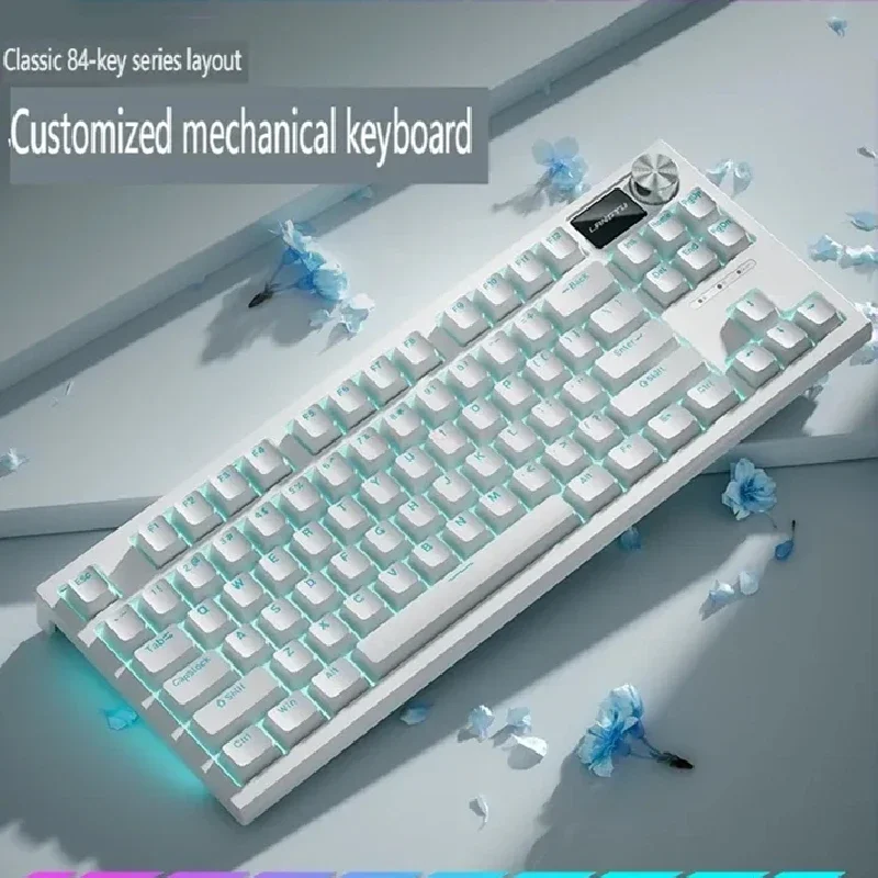 

Langtu LT84 Mechanical Keyboard 84 Keys Customization RGB Backlit Wireless/ Wired Gaming Keyboardske Hot Swap Keyboard For Gamer