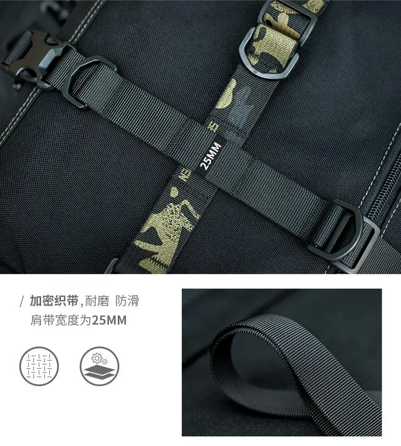 Taktischer Gurt Schnell verschluss verstellbar abnehmbar Einzel Doppelpunkt funktion modular erweiterbar Schulter gurt Outdoor-Jagd – Detail 5