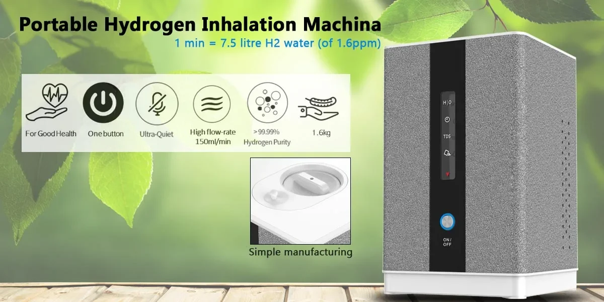 Hydrogen Generator H2 Inhalation Machine with 150ml/min 99.99% High Purity H2 Low Noise Hydrogen Water Purifier Ionizer SPE/PEM 8 Sd7ca95d4abf54f6cb89c851df1ca9db28 Hydrogen Generator H2 Inhalation Machine with 150ml/min 99.99% High Purity H2 Low Noise Hydrogen Water Purifier Ionizer SPE/PEM
