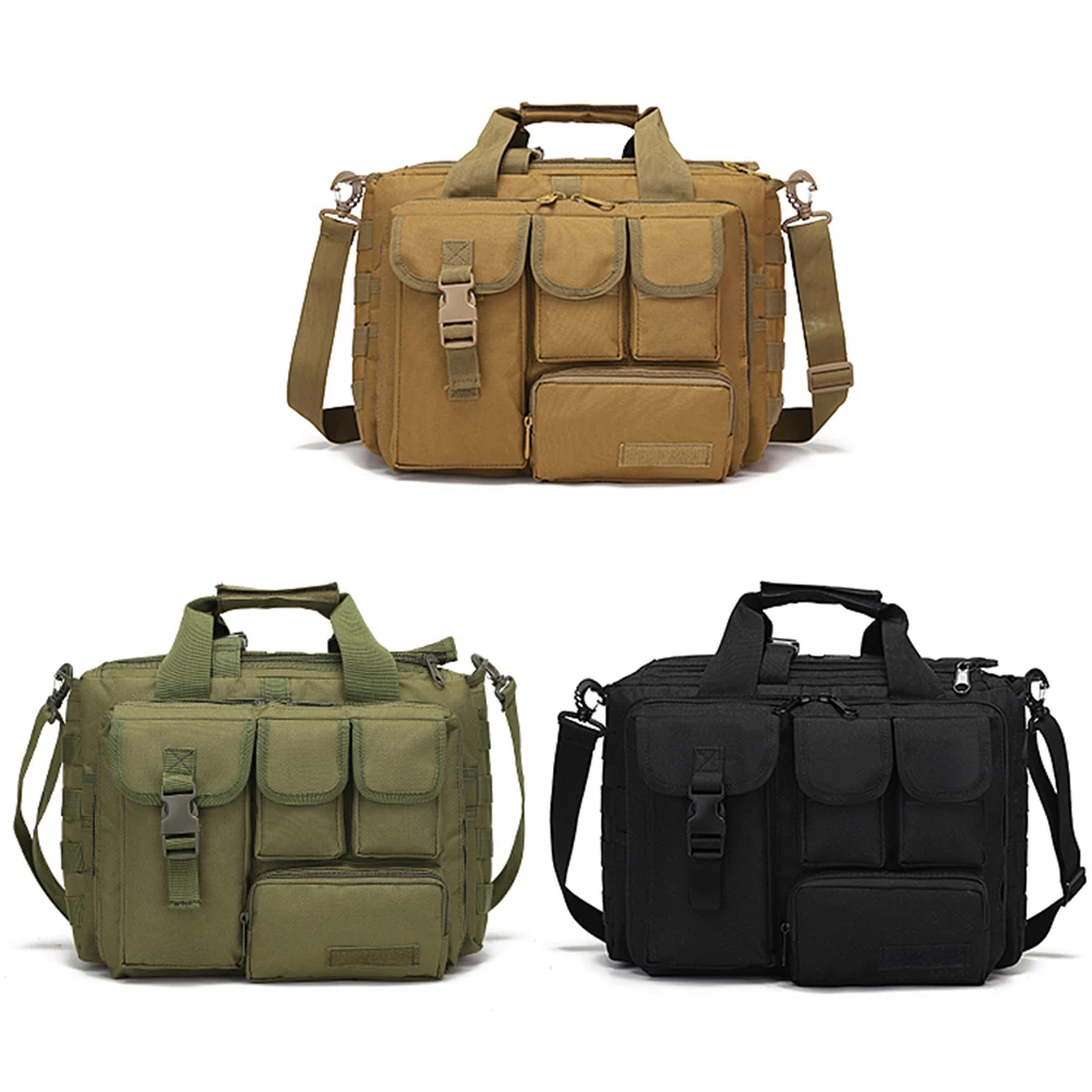 Tactical Messenger Bag Mult-Pockets Military Sling Shoulder Bag Multi-functional MOLLE for Hunting Climbing Cycling
