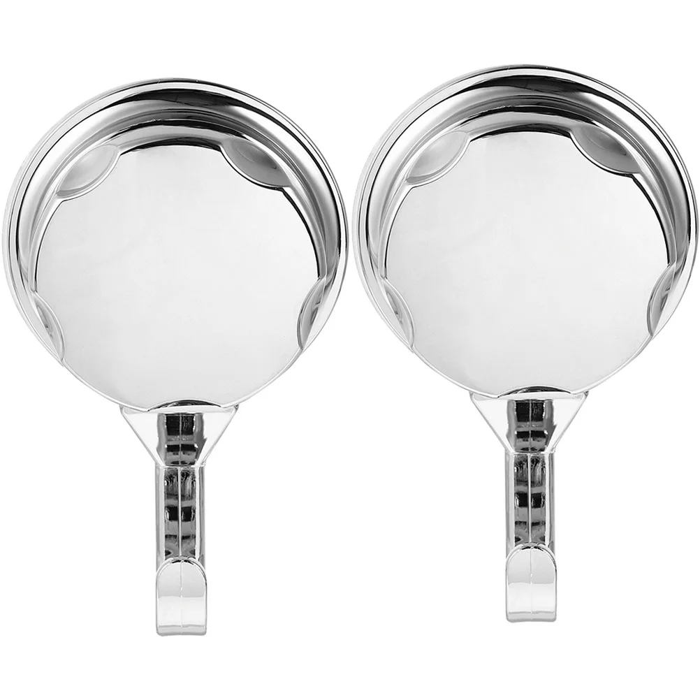 

2Pcs Vacuum Suction Hooks Bathroom Shower Hooks Suction Hanger for Towel Clothes