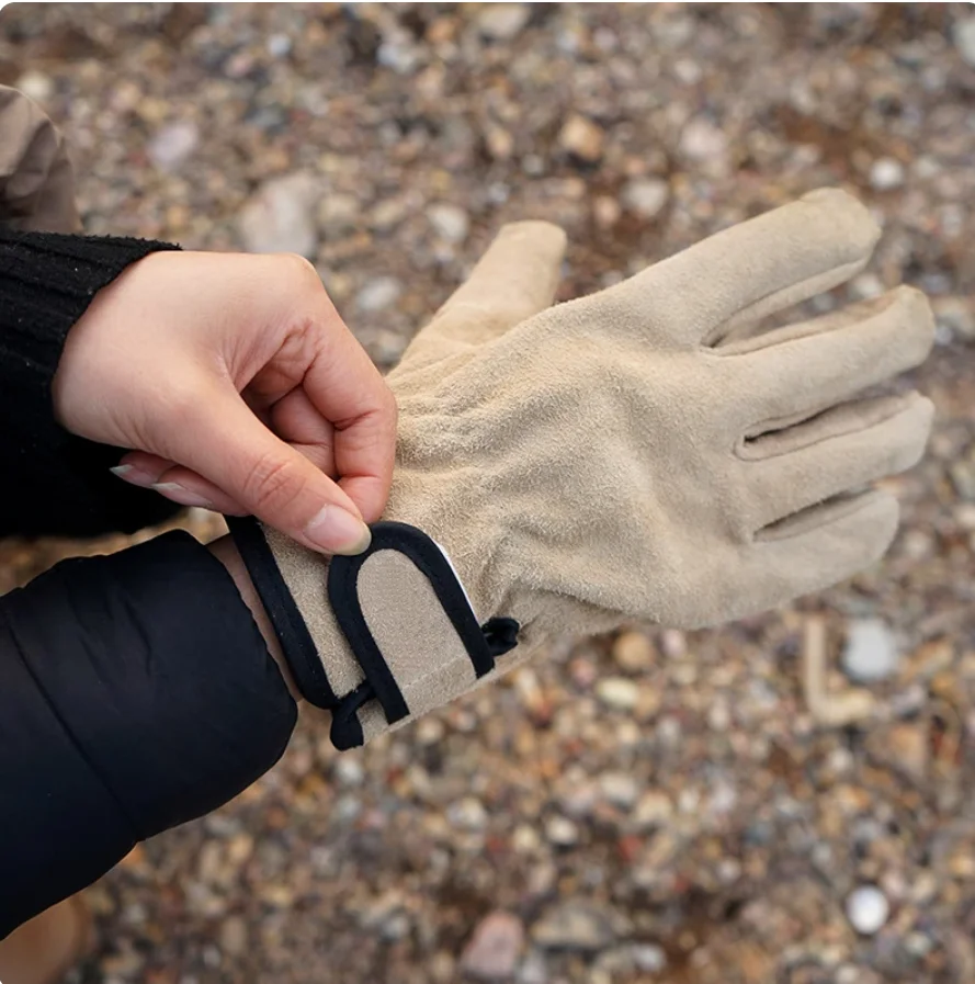 Heat Resistant Leather Gloves 4