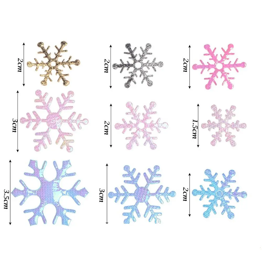 200pc 3cm Christmas Snowflake Confetti Artificial Snow Frozen