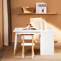 SoBuy KMB113-W table pour enfants avec 2 chaises groupe de sièges pour enfants avec table de jeu de rangement table d'activité multifonctionnelle pour enfants 3