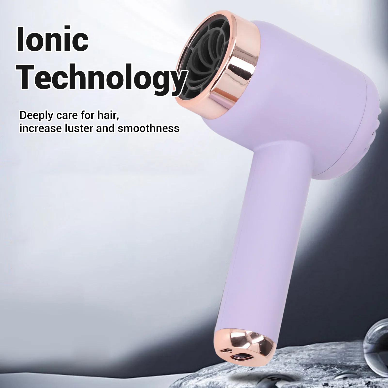 Ionic Hair Dryer Hot Cold Dual Mode Fast Drying Portable Hair Dryer Cordless Blow for Home Dormitory Hair Dryer Portable Hair Dryer Hair Styler Air Hair Styler Hair Styling Set