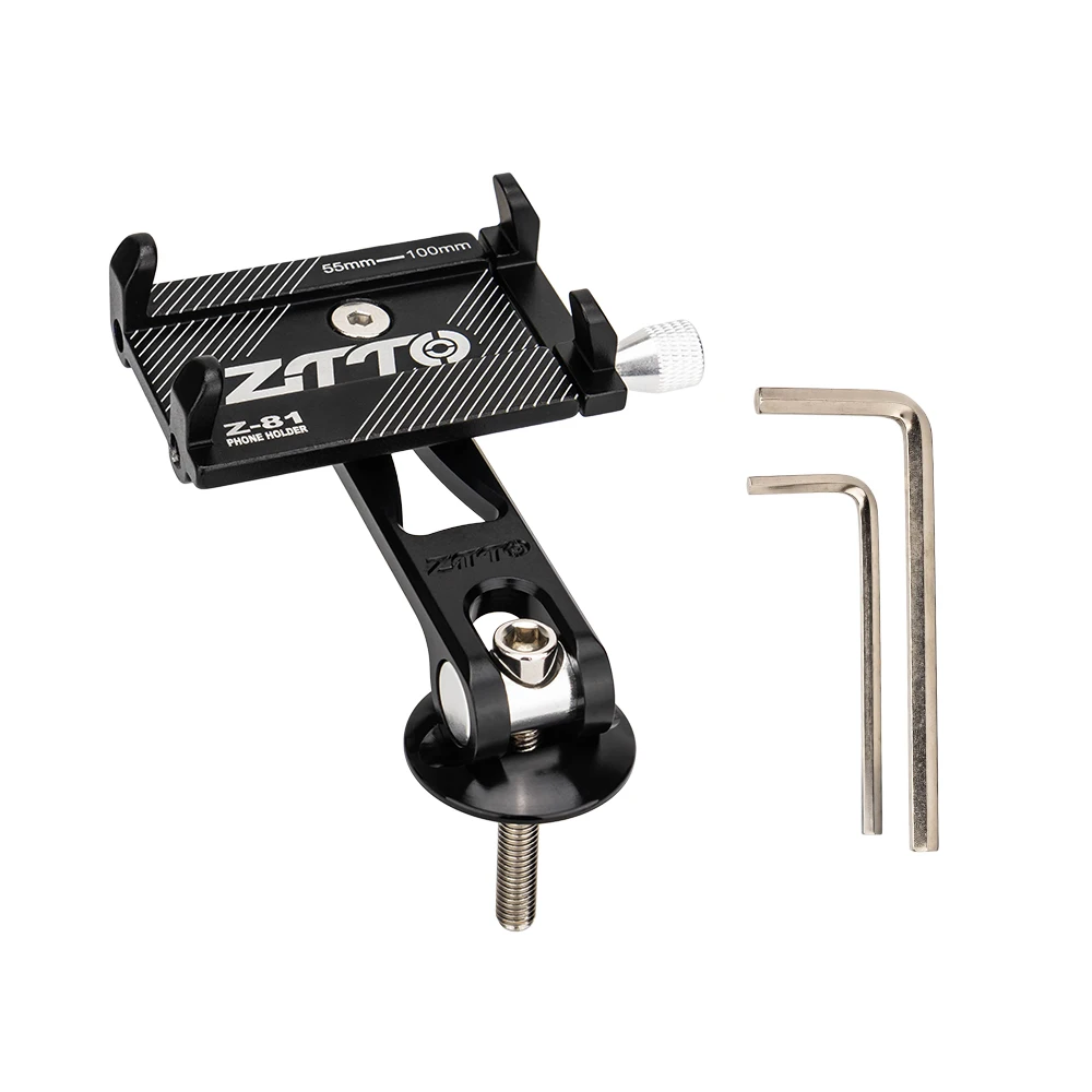 ZTTO Telefonhalter Aluminiumlegierung Universal Fahrrad Smartphone Halter Fahrradgabel Sternmutter Vorbau Top Mount für Fahrradzubehör – Detail 7