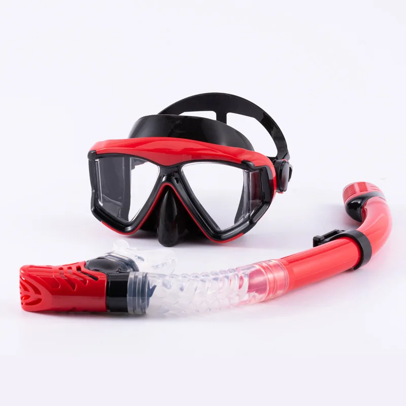 Snorkeling Suit Can Be Fitted With Myopia Lenses Anti-Fog Goggles Full Dry Snorkel Professional Diving Equipment