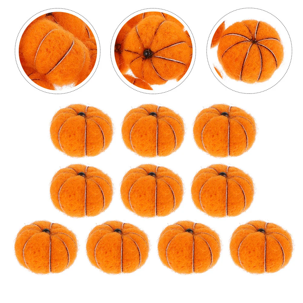 

Felt Pumpkins Halloween Garland Xmas Decors Hanging Tags Tree Crafts Decorations Christmas Pendants Child