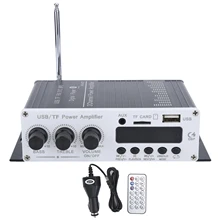 USB Memory Card Digital Player FM Bluetooth 4.2 Car Power Hi‑Fi Stereo Audio Amplifier