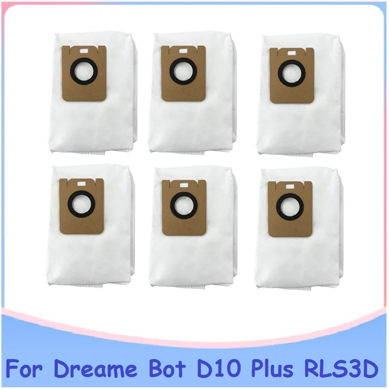 Dust Bags Garbage Bags Quantity Optional. Compatible For Dreame Bot D10  Plus RLS3D Vacuum Cleaner Spare Parts Accessories (Color : As shown 7pcs)