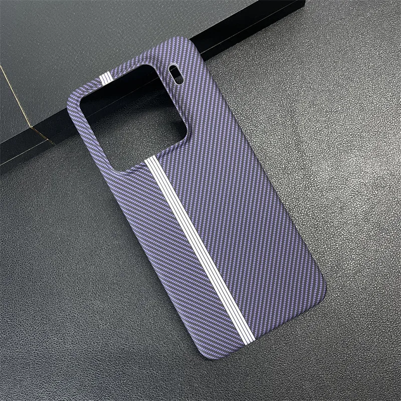 Luxury Hard Carbon Fibre Pattern Shockproof Matte Phone Case