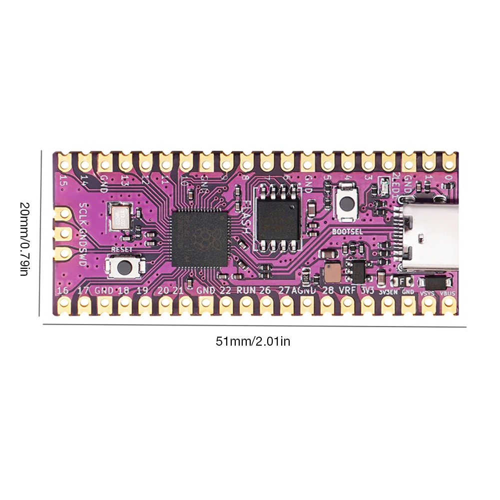 For Raspberry Pi Pico Picoboot FPC Flex Cable with SD2SP2 Adapter GC2SD Card Reader FPC Flex Solder Cable for Retro Game Console
