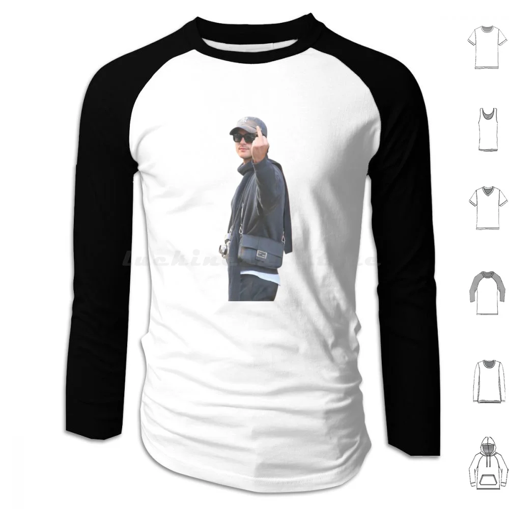 Jacob Elorddi Flippin The Bird Felpe Con Cappuccio Manica Lunga Jacob Elorddi Flippin The Bird Flipping The Bird Funny Hotmen4You