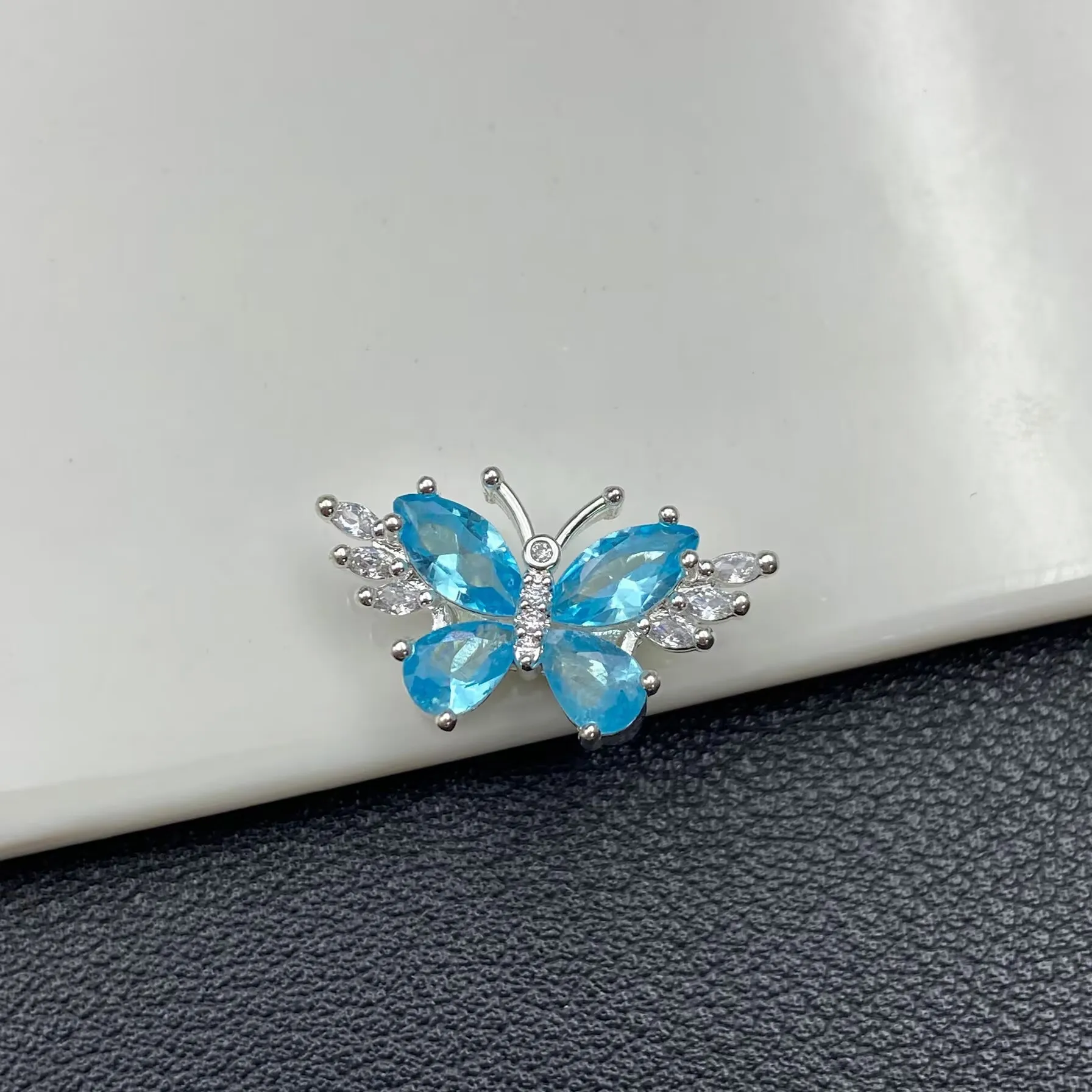 Gold Plated Zircon Butterfly Beaded Bracelet Material - Artistic Retro Chinese Style Jewelry Accessory