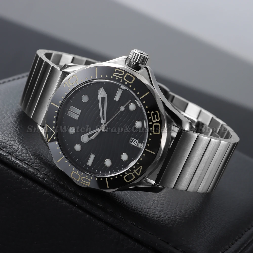 Men's Silver Brushed Metal Quick Release Watch Bracelet - Solid Stainless Steel