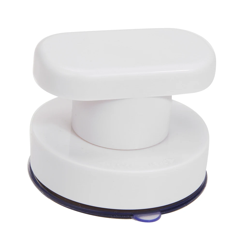 Window Sliding Handle Strong Suction Cup Refrigerator Cabinet Aid Handle 5KG Load Bearing Durable White for Household Bathroom