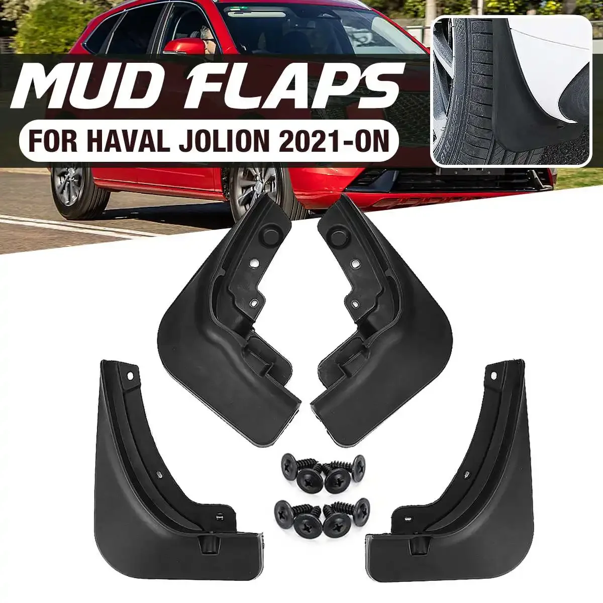 

Брызговики для Haval Jolion 2021 2022 2023, брызговики, брызговики, Аксессуары для автомобилей, запчасти для модификации