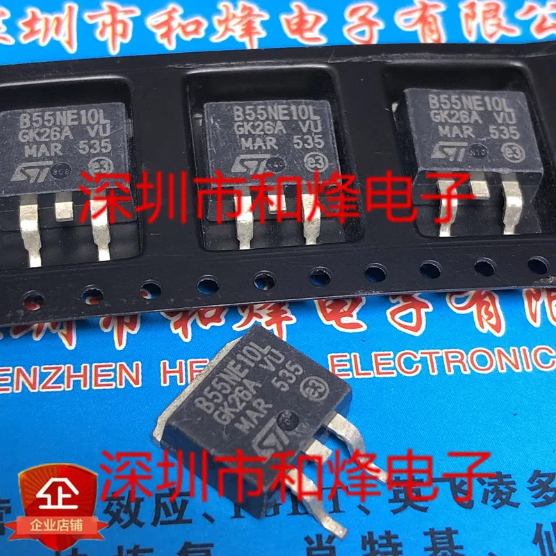 

5 шт.-10 шт. B55NE10L STB55NE10L TO-263 100V 55A Новый и оригинальный на складе