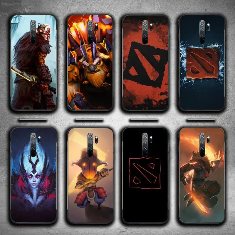 Чехол для телефона Dota 2 Game Xiaomi Redmi 8A 9 K30 Pro 9A Note 8T 8 мягкий силиконовый черный чехол