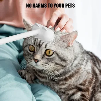 6 Colors Interactive Cat Massager Brush Toys Washable Puppy Cat Comb Remover Floating Hair Grooming Tool Cat Accessories Pet 4
