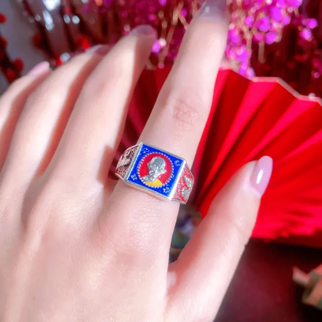 [오케이나우ㅣ강추] DEEPFOREST 실버 색상 태국 롱포리 반지 [오케이나우ㅣ추천]