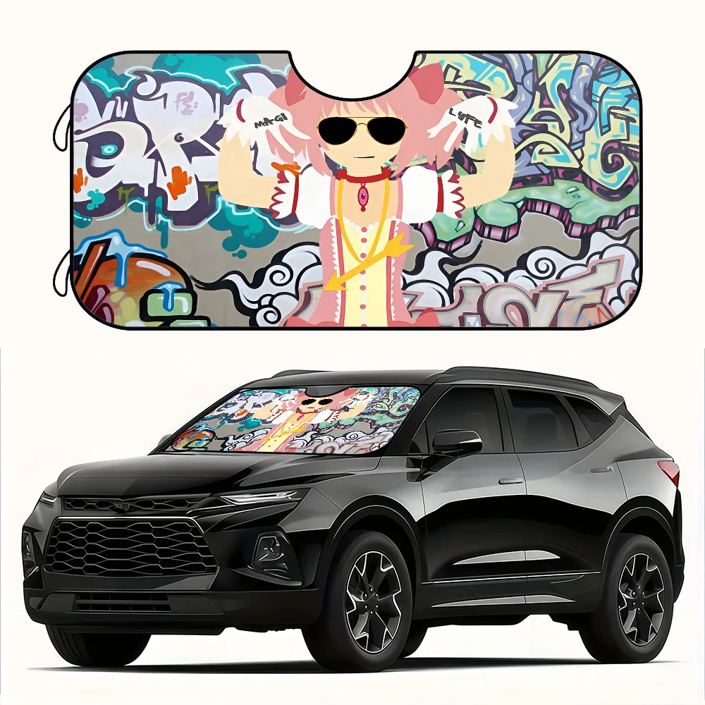 aqxreight Cartoon Eyes Auto Parabrezza Sun Hun Sun Protettore