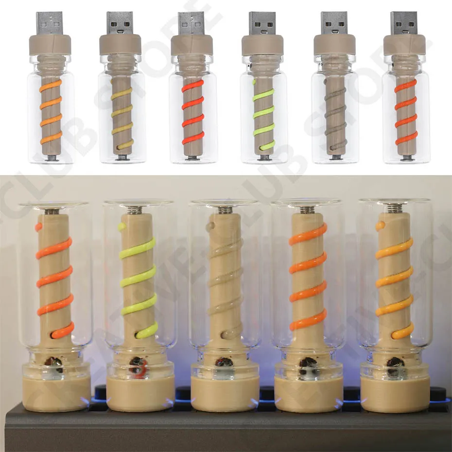 Auto-USB-Nachtlicht mit Touch-Steuerung, LED-Filamentlampe, Tragbare Beleuchtung, Plug-and-Play, Dekorative Atmosphärenbeleuchtung für Zuhause und Schlafzimmer – Detail 1