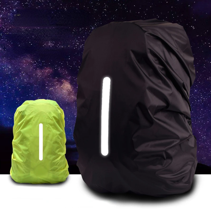 Backpack Cover 35-70L Reflective Light Backpack Rain Cover Outdoor Hiking Climbing Bag Cover Waterproof Rain For Backpack
