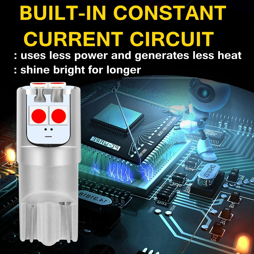 ���� �����Ʈ LED ���� ����, �ڵ��� �� ������, WY5W �ڵ� �� ���̵� ����Ʈ, ������ ȭ��Ʈ, ����, ���ο�, ũ����Ż ����, T10, W5W, 2 ��