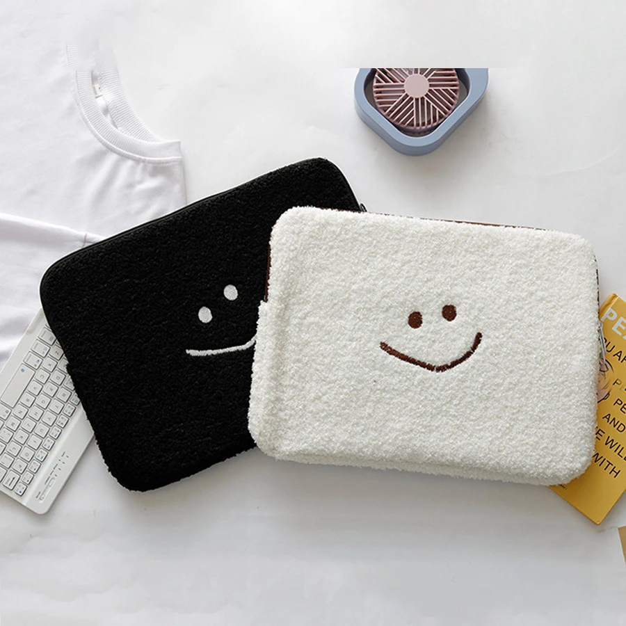 Adorable Plush Tablet & Laptop Sleeve Case - Universal Fit