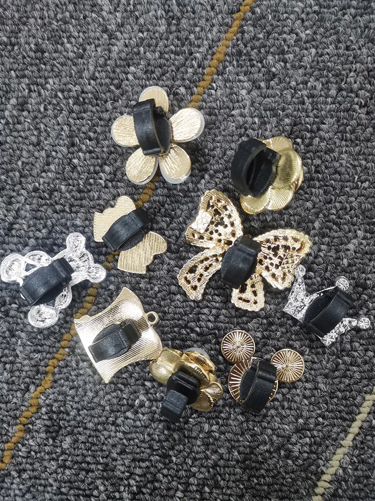 Luxury Jewelry Shoelace Decoration Diy Rhinestone Lace Buckle Decor Women Sneakers Accessories Metal Shoe Charms Decor For Laces