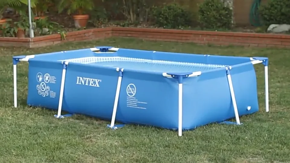 

Лидер продаж, бассейн INTEX 28273 с прямоугольным кронштейном 450*220*84 см с насосным фильтром для взрослых и детей