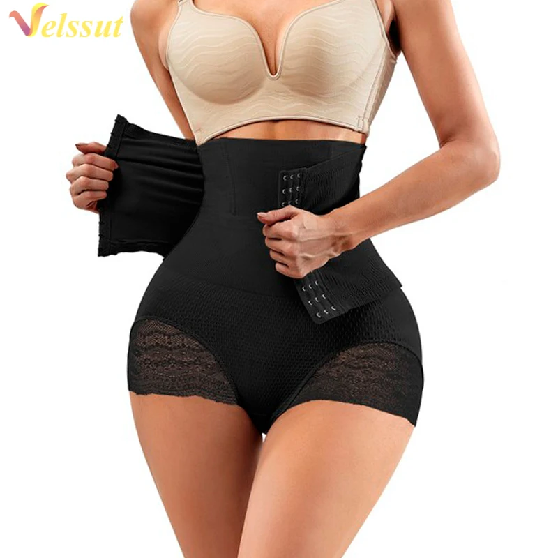 Velssut Shapewear for Women Under Dresses Tummy Control Panties Fajas Waist Cincher Body Shaper Belly Control Belts Underwear