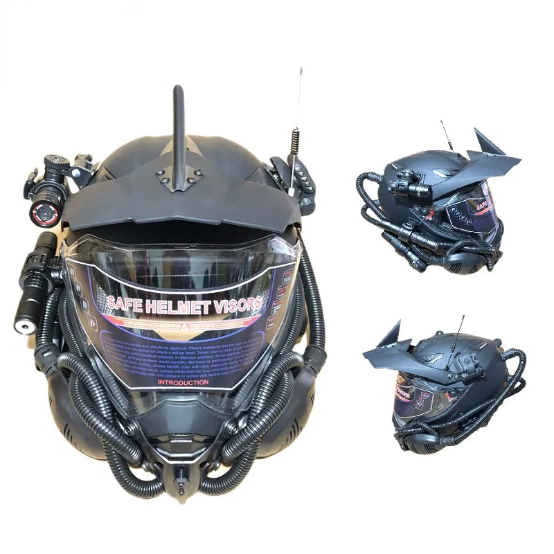 

Men Motorbike Cycling Rally Helmet Cool Personality Predator Motorcycle Helmet Off-road Full Helmet Capacete De Moto Masculino