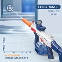 Water Gun Electric Toy High Pressure Full Auto Pool Games Beach Pistol Shooting toy Summer Outdoor Adults Boys Girls Water gun 2