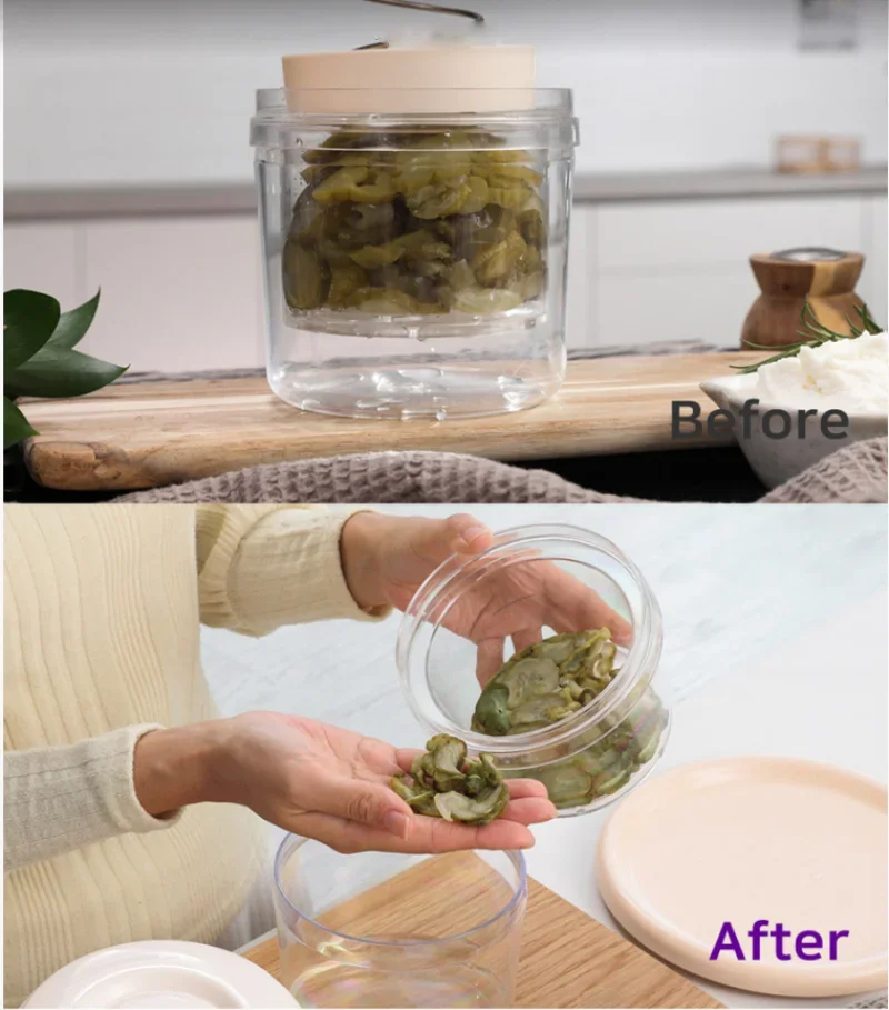 Vegetable Dehydrator Cucumber Whey Separator Food Strainer Vegetables Fruits Filter With Steel Spring Press Type Yogurt Maker vegetable extruder