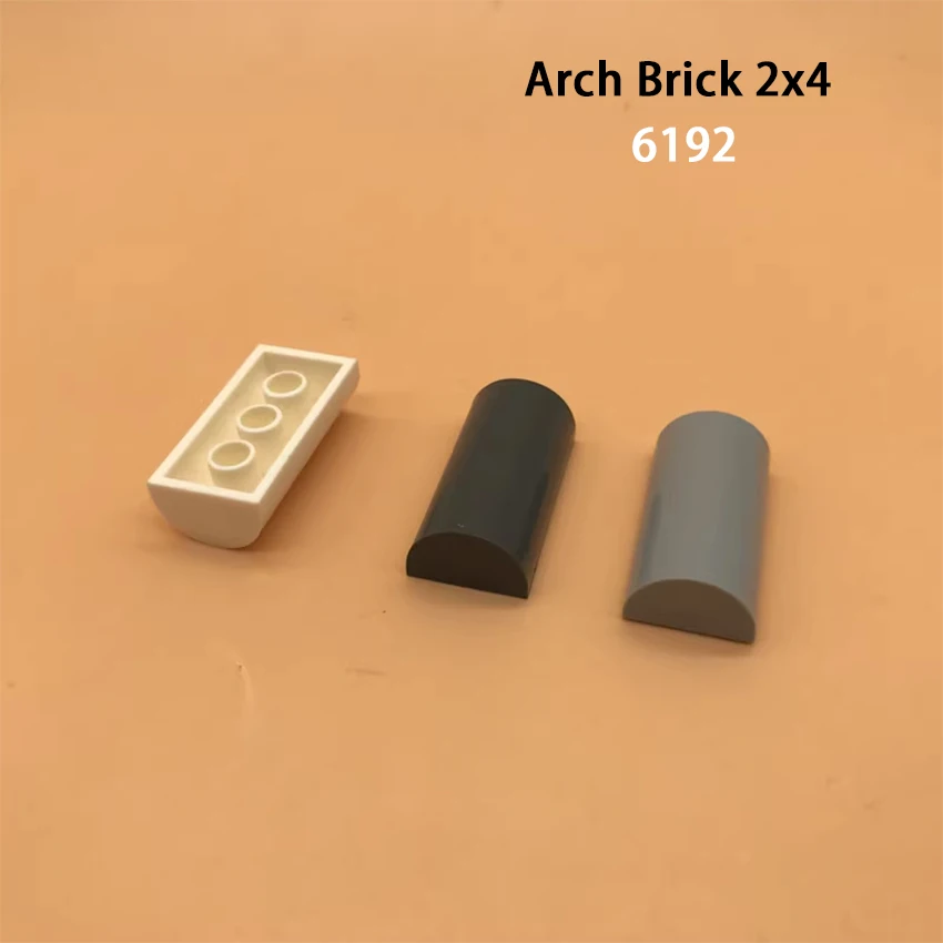 Строительные блоки Aquaryta технологические «сделай сам» 2x4 изогнутый кирпич 40/20/10 шт. креативная развивающая игрушка для детей MOC подарок 6192