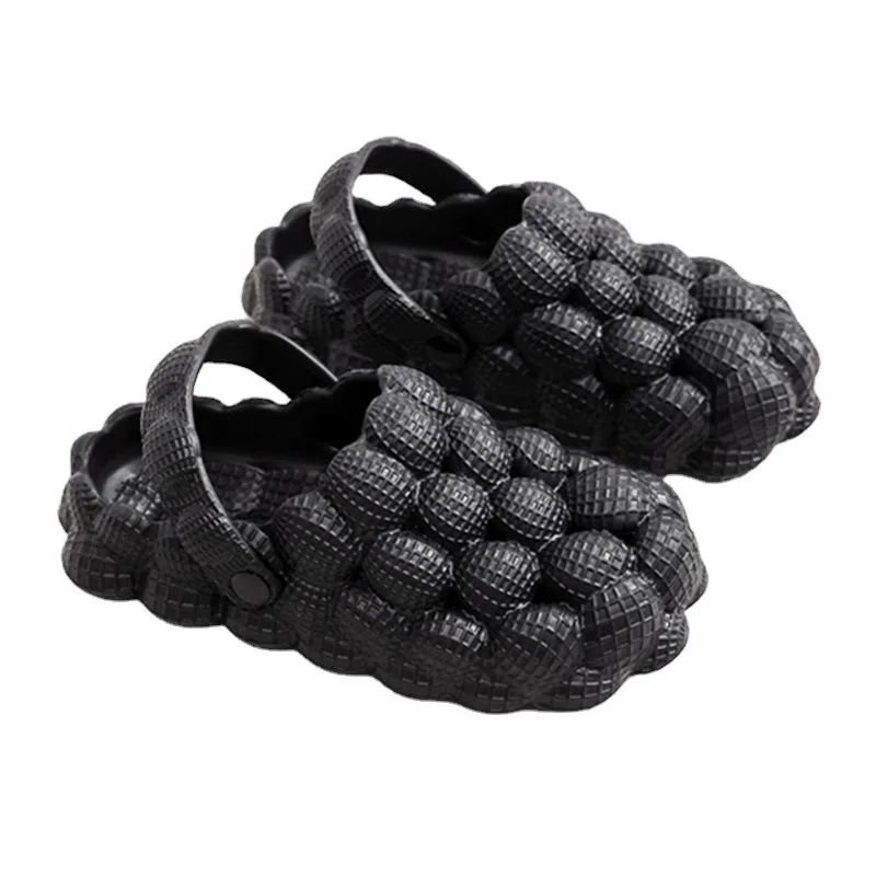 2023 Slipper Women Men EVA Cute Bubble Ball Slides Sandals Summer  Massage Outdoor Shoes Closed Toe Anti-Slip Fashion Designer