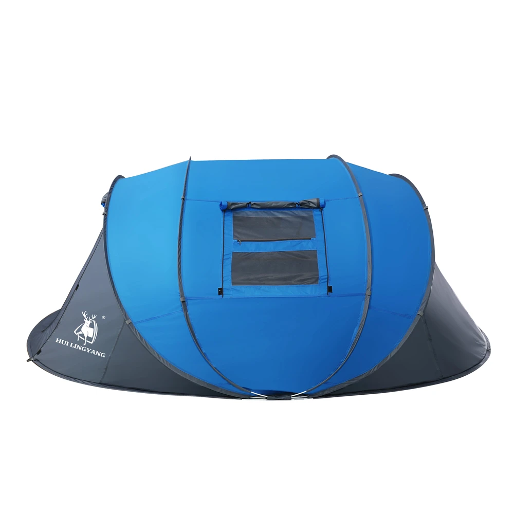 Throw Pop Up Tent 4-6 Person Outdoor Automatic Tents Double Layers Large Family Tent Waterproof Camping Hiking camping tent portable tent