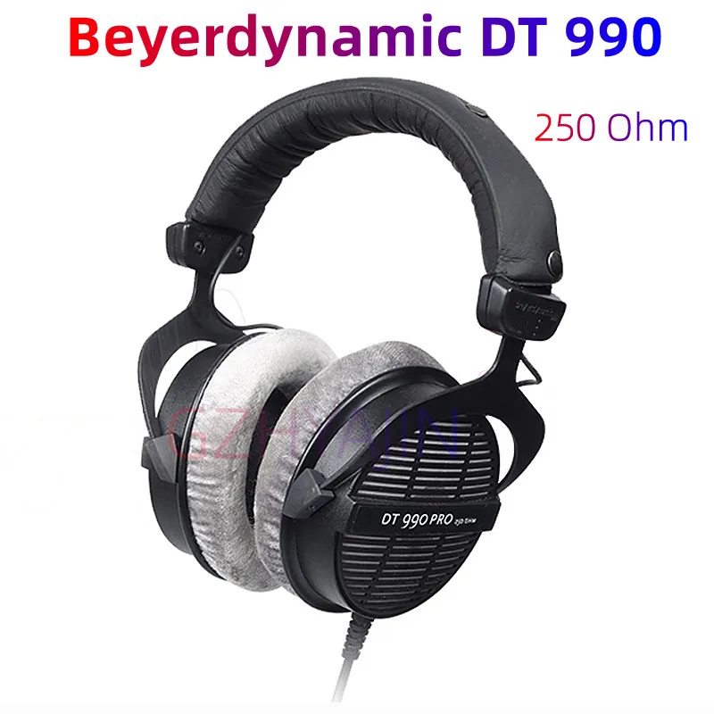 Beyerdynamic DT 990 프로 250 옴 하이파이 헤드폰, 전문 스튜디오 헤드셋, 독일산 오픈 백 헤드밴드 헤드폰