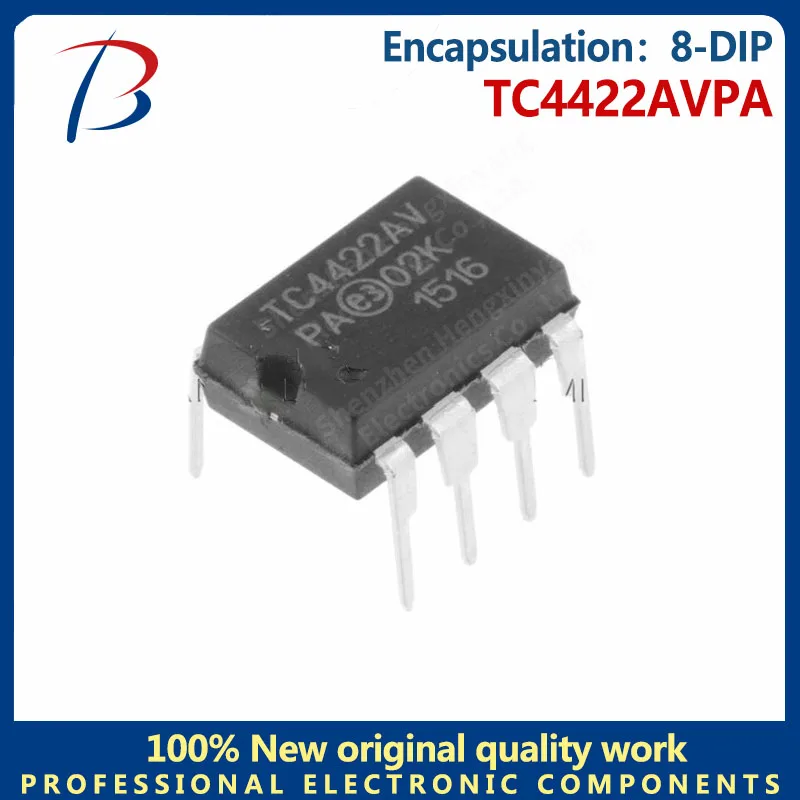 

10PCS TC4422AVPA package 8-DIP gate driver chip integrated circuit