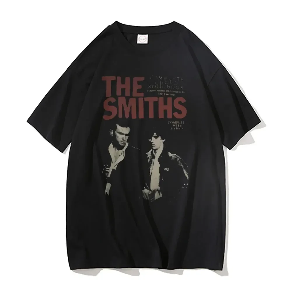 

Футболка The Smiths y2k мужская с винтажным принтом, майка из чистого хлопка, уличная одежда, альтернативная британская рубашка в стиле Харадзюку с рок-группой