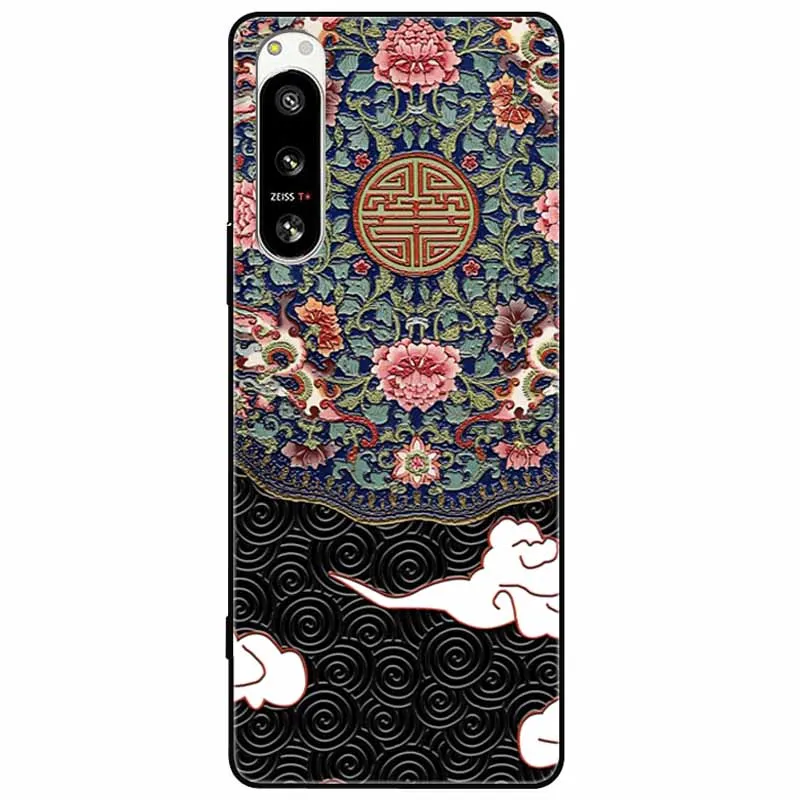 Cute 3D Embossed Relief Soft Silicone Back Cover with Cartoon Design